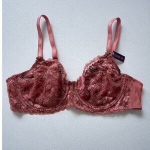 Adore Me NWT Brickdust Full Coverage Lace Underwire Bra / Sz 42C Unworn